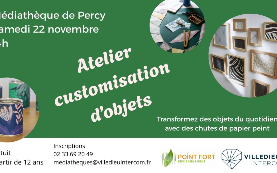 Atelier de customisation – PERCY-EN-NORMANDIE