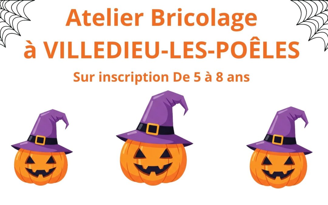 Atelier bricolage spécial Halloween
