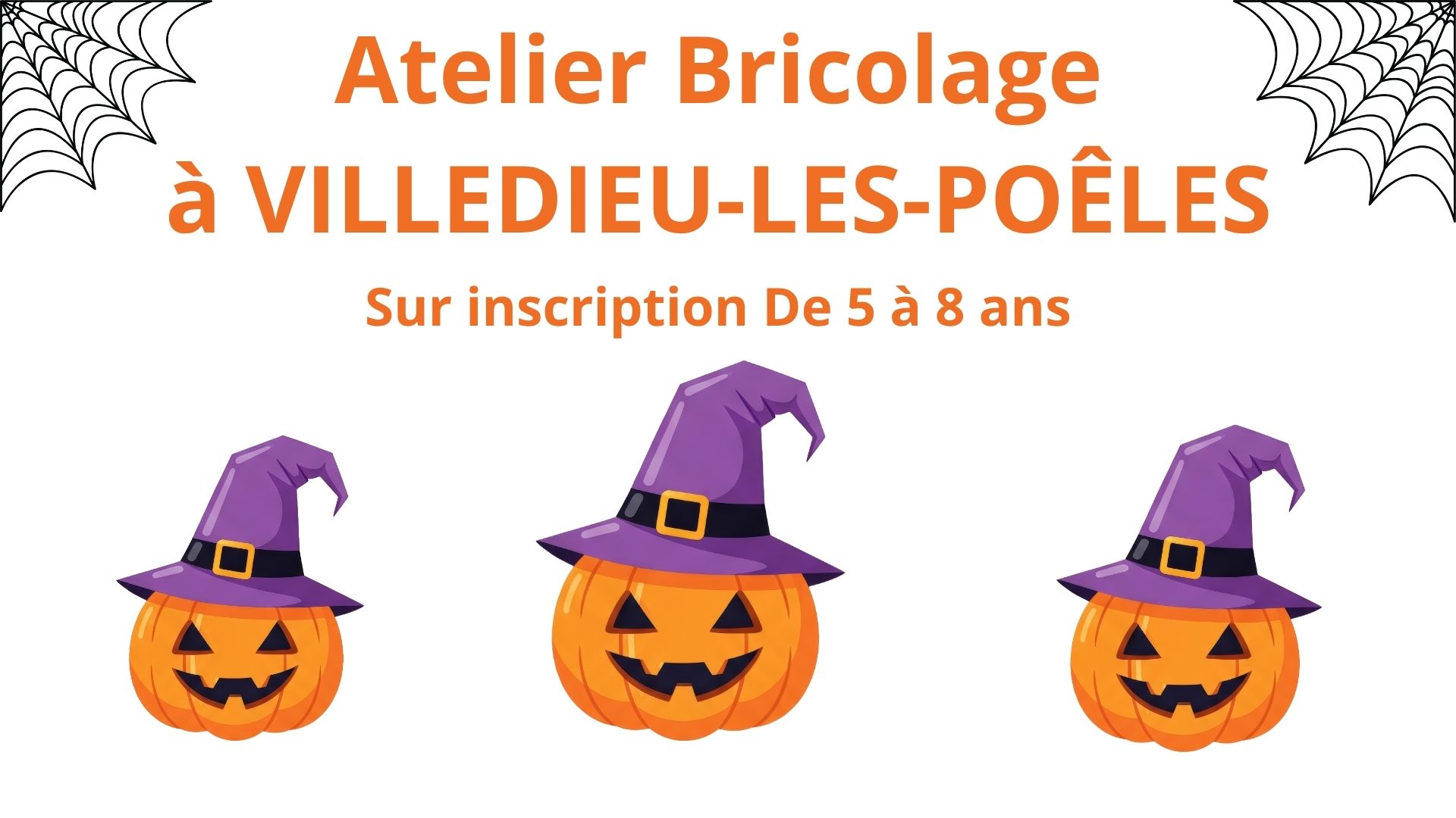 médiathèque atelier bricolage halloween