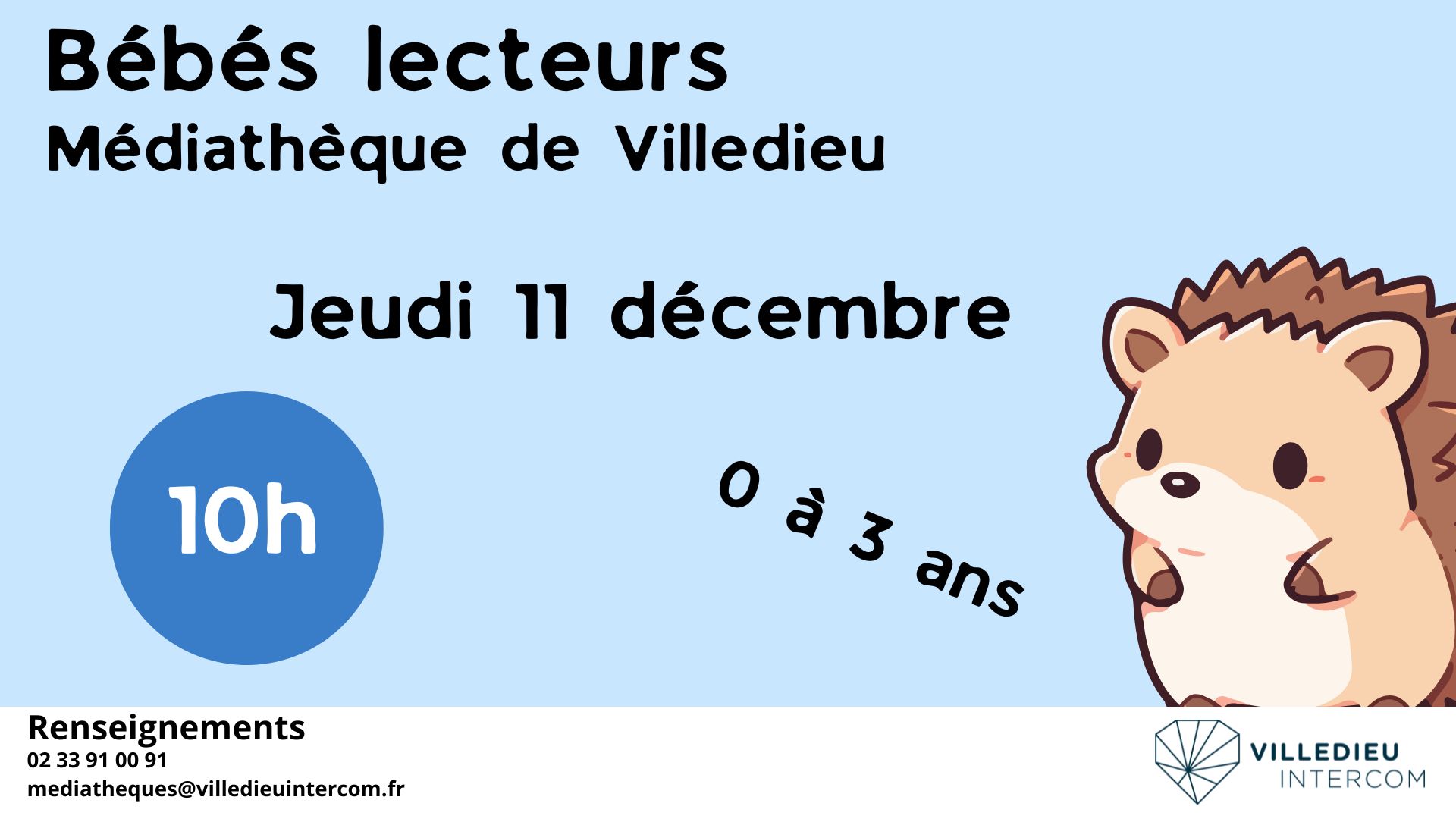 Médiathèque – Bébés lecteurs VLP 11 décembre médiathèque bébés lecteurs vlp 11 décembre