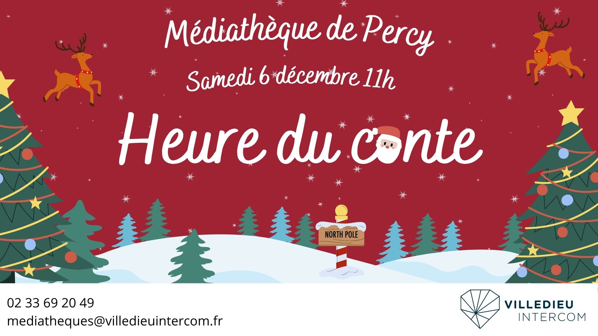 Médiathèque – Heure du conte Noël Percy 6 décembre médiathèque heure du conte noël percy 6 décembre