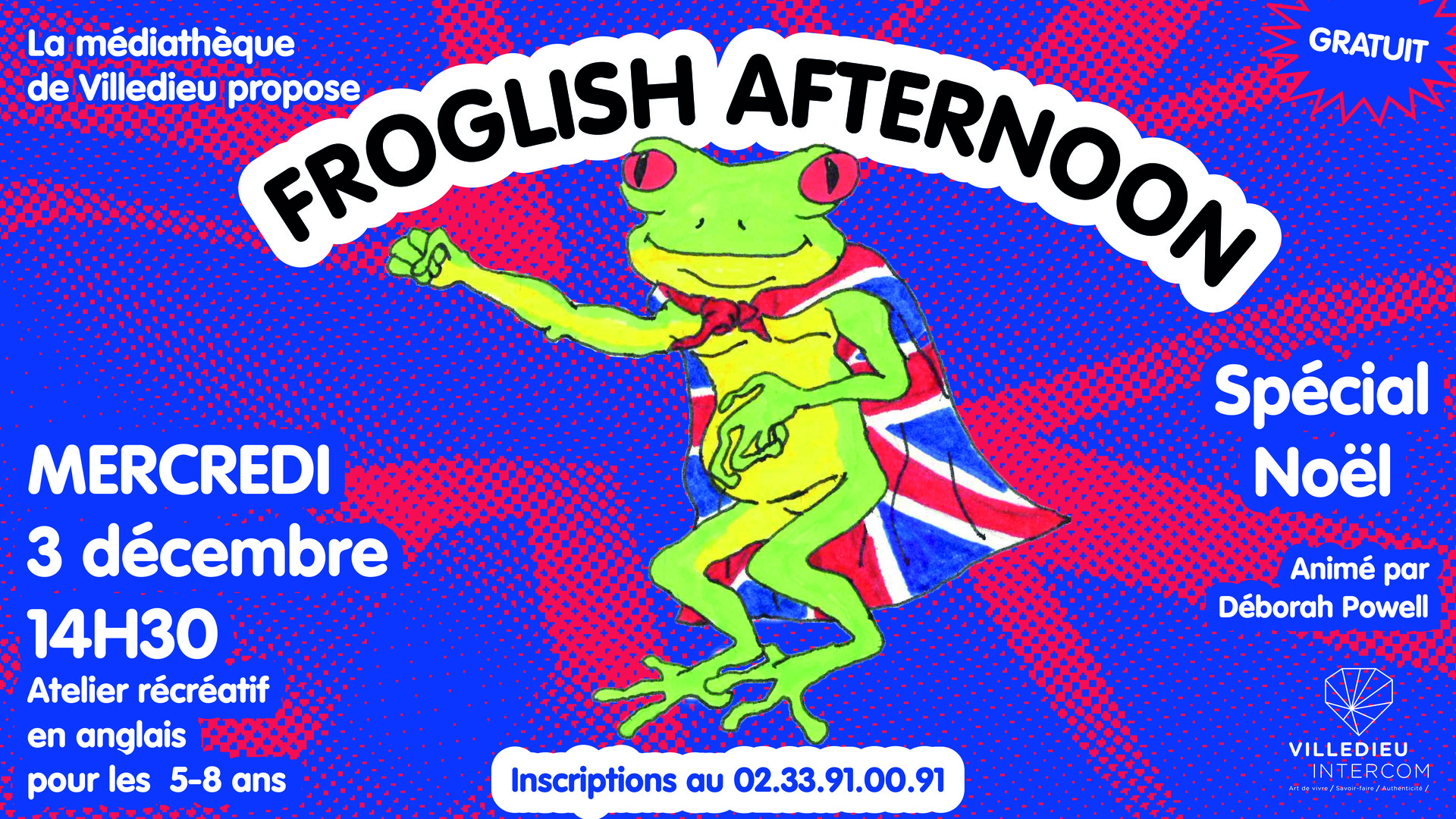Médiathèque – Froglish afternoon Villedieu 3 décembre médiathèque froglish afternoon villedieu 3 décembre