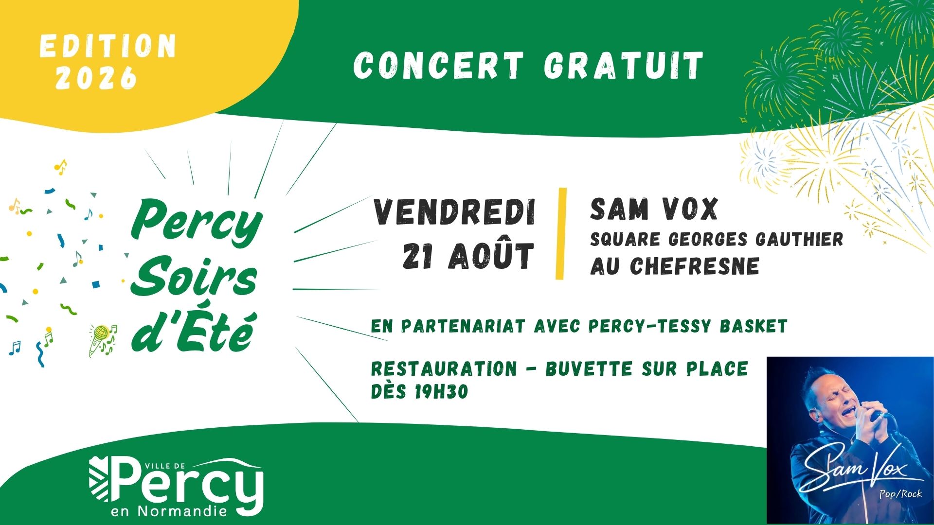 PERCY SOIRS D&rsquo;ÉTÉ